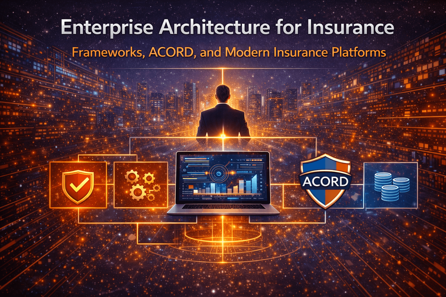 Enterprise Architecture for Insurance: Frameworks, ACORD, and Modern Insurance Platforms hero