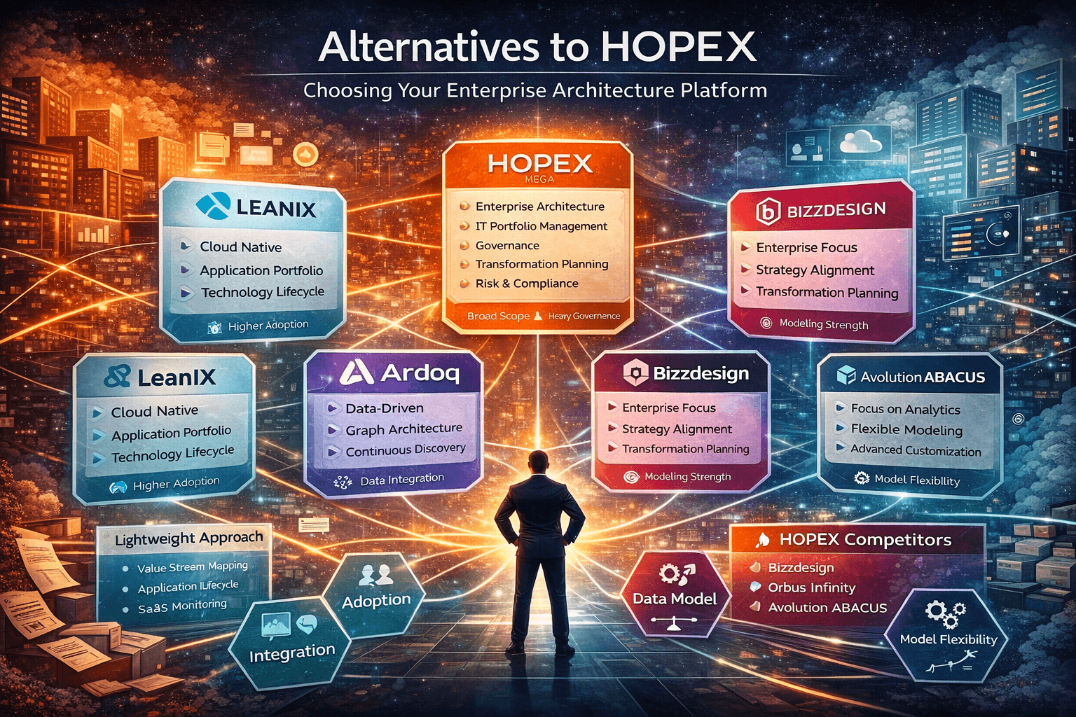 Alternatives to HOPEX: How to Choose an Enterprise Architecture Platform (Without Regretting It Later) hero